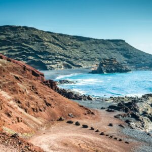 Température en décembre aux Canaries avec vue sur la mer et falaises